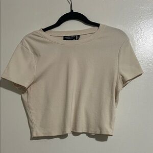 Cream Women's Top